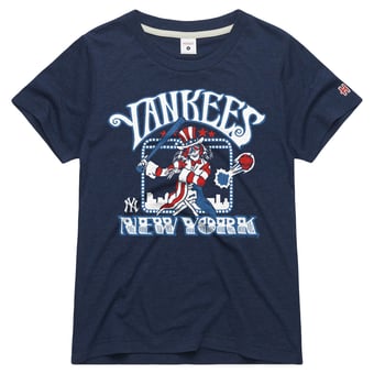 Women's Homage x Grateful Dead  Navy New York Yankees Americana Tri-Blend T-Shirt