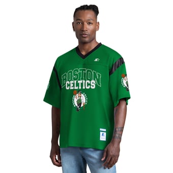 Men's Starter Kelly Green Boston Celtics Game Day V-Neck T-Shirt