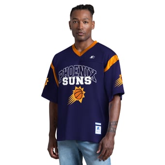Men's Starter Purple Phoenix Suns Game Day V-Neck T-Shirt