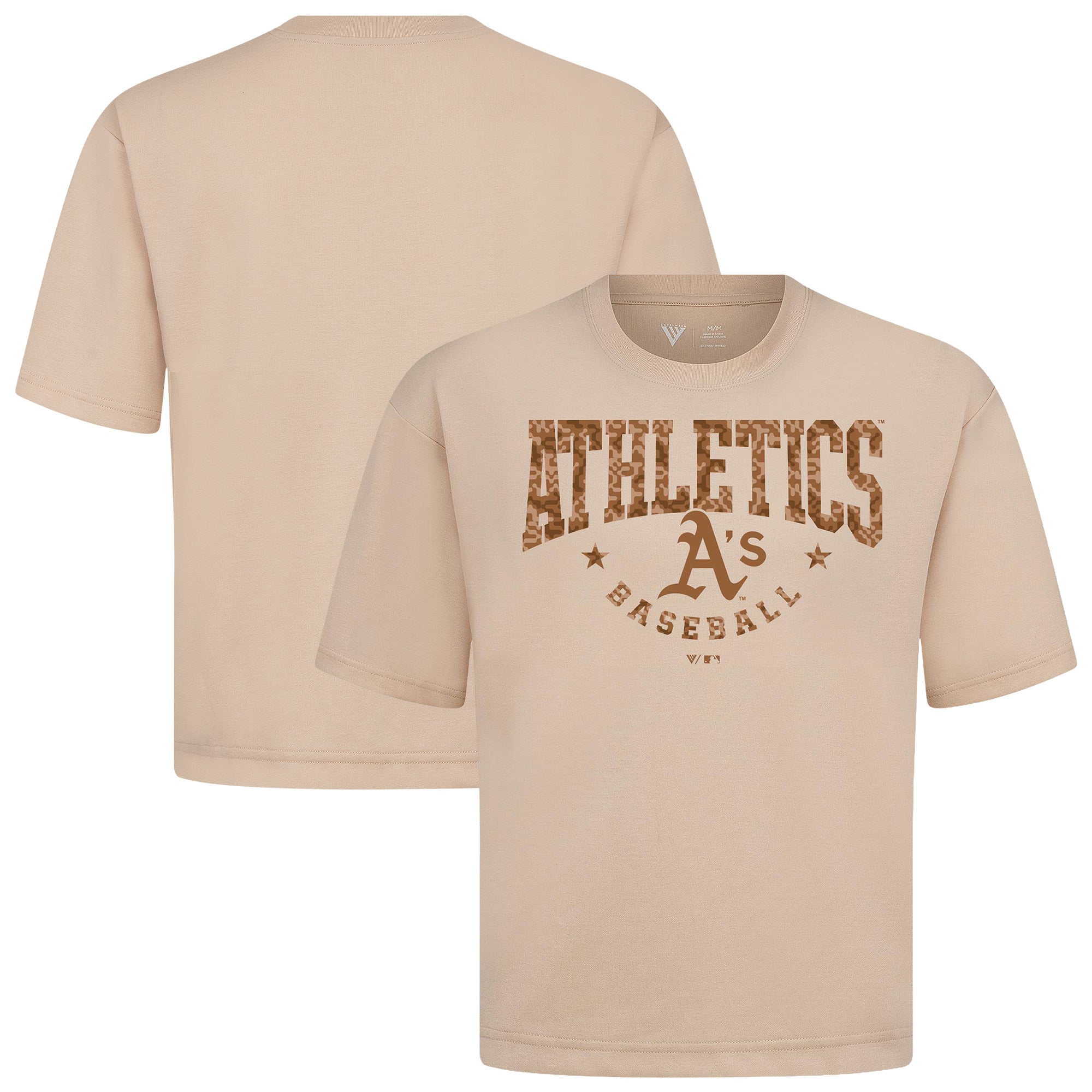 Unisex Levelwear Khaki Athletics 2026 Armed Forces Day Camo Luxe Signature Archway Knit T-Shirt