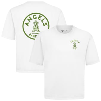 Unisex Levelwear White Los Angeles Angels 2026 Armed Forces Day Transit Luxe Signature Knit T-Shirt