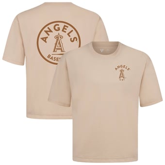 Unisex Levelwear Khaki Los Angeles Angels 2026 Armed Forces Day Transit Luxe Signature Knit T-Shirt