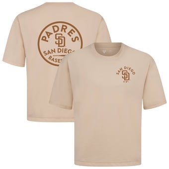 Unisex Levelwear Khaki San Diego Padres 2026 Armed Forces Day Transit Luxe Signature Archway Knit T-Shirt