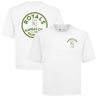 Unisex Levelwear White Kansas City Royals 2026 Armed Forces Day Transit Luxe Signature Archway Knit T-Shirt