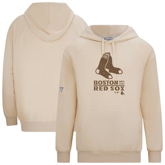 Men's Levelwear Khaki Boston Red Sox 2026 Armed Forces Day Sortie Connect Raglan Hoodie