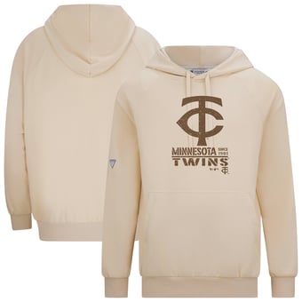 Men's Levelwear Khaki Minnesota Twins 2026 Armed Forces Day Sortie Connect Raglan Hoodie