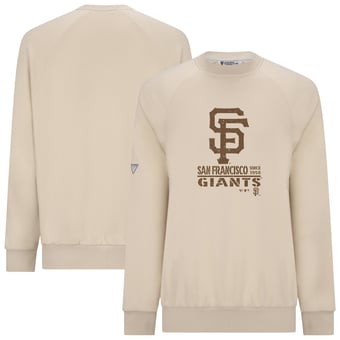 Men's Levelwear Khaki San Francisco Giants 2026 Armed Forces Day Sortie Connect Raglan Sweatshirt