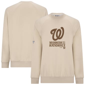 Men's Levelwear Khaki Washington Nationals 2026 Armed Forces Day Sortie Connect Raglan Sweatshirt