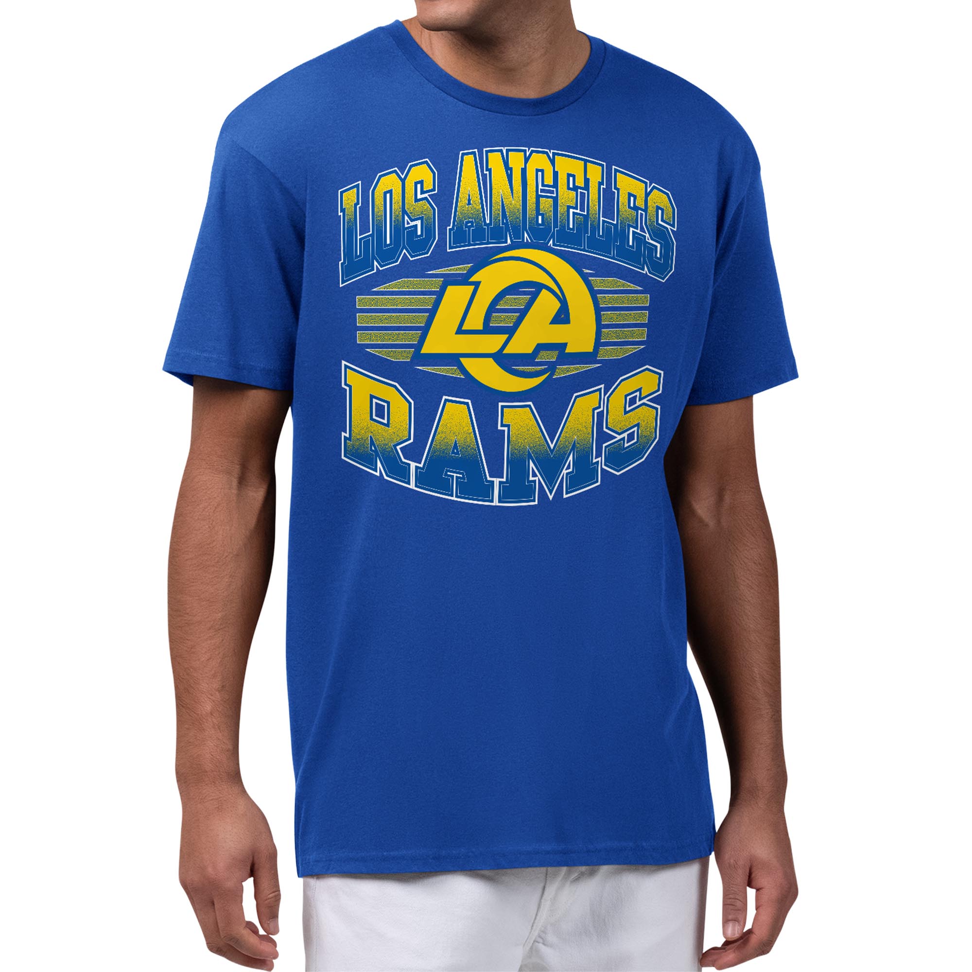 Men's Starter Royal Los Angeles Rams Grit Graphic T-Shirt
