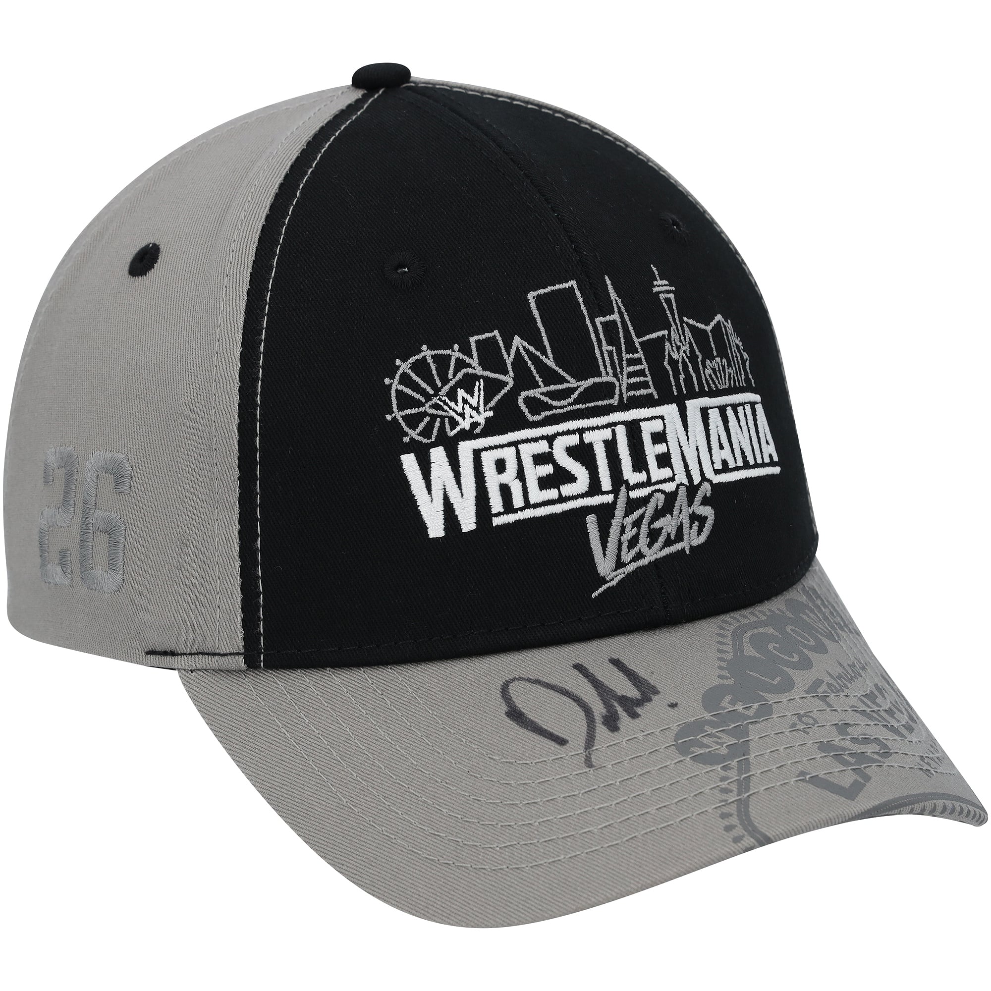 Danhausen WWE Autographed Black & Gray WrestleMania 42 Cap - Limited Edition of 25