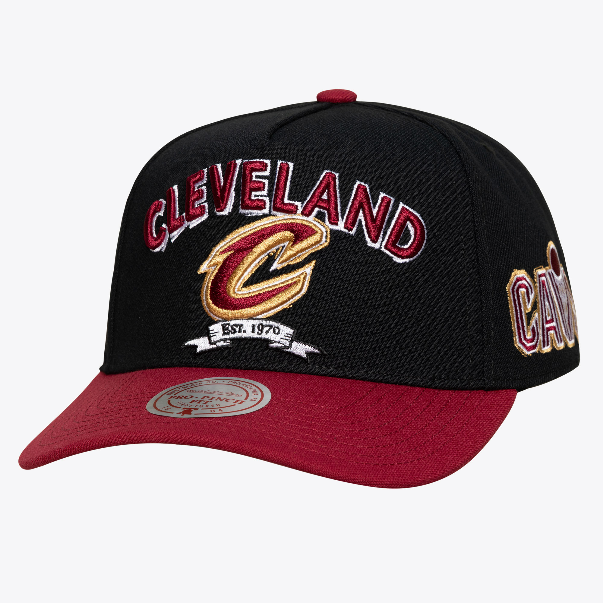 Mitchell & Ness Men's Black Cleveland Cavaliers True Legacy Pro Snapback Hat - Black