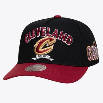 Men's Mitchell & Ness Black Cleveland Cavaliers True Legacy Pro Snapback Hat