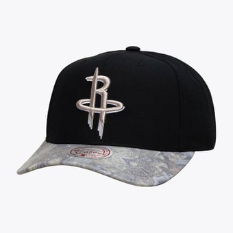 Men's Mitchell & Ness  Black/Camo Houston Rockets Midnight Timber Pro Crown Snapback Hat