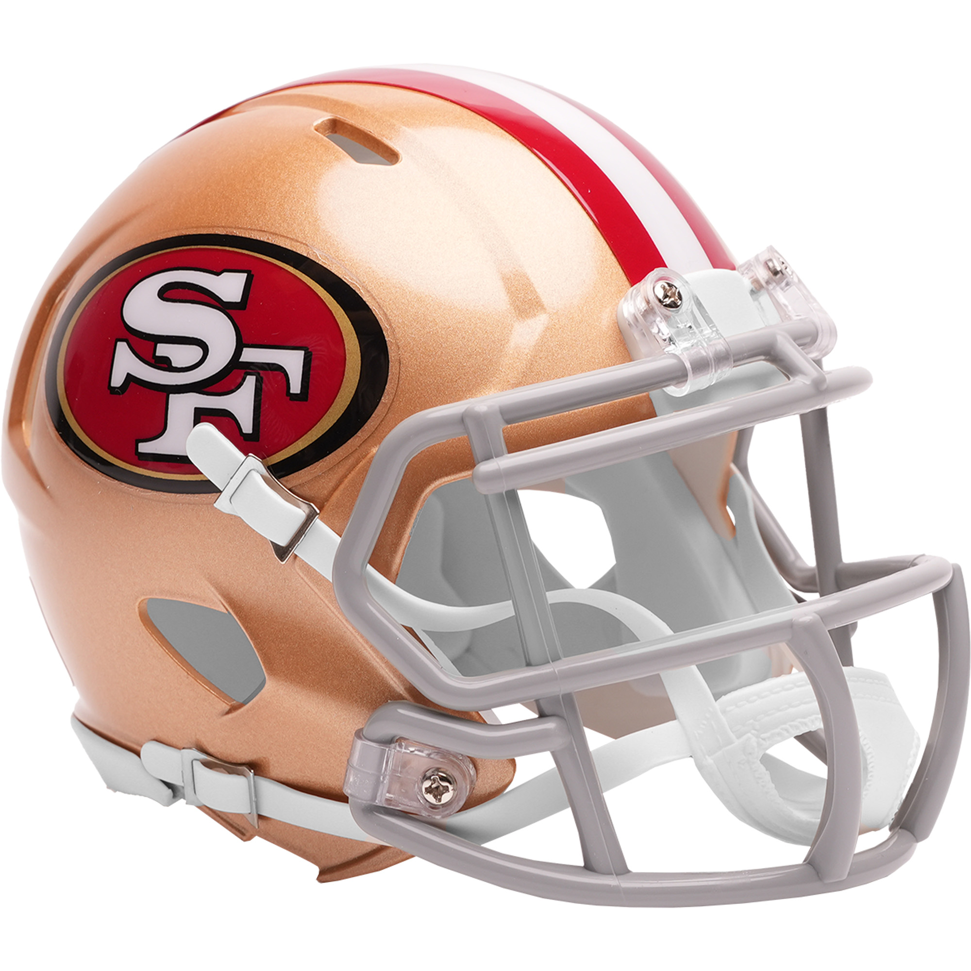 San Francisco 49ers Riddell 80th Anniversary Speed Mini Helmet