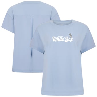 Women's Levelwear  Light Blue Chicago White Sox Verve Valerie Big Script T-Shirt