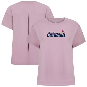 Women's Levelwear  Lavender St. Louis Cardinals Verve Valerie Big Script T-Shirt