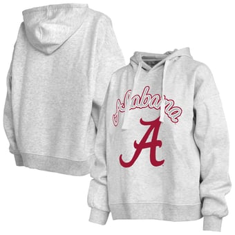 Women's Pressbox  Heather Gray Alabama Crimson Tide Janise Pullover Hoodie