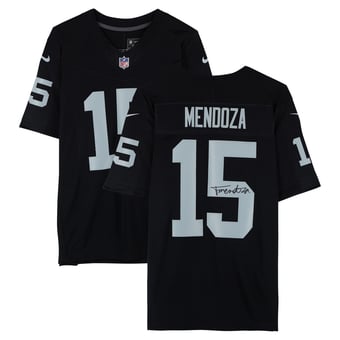 Fernando Mendoza Las Vegas Raiders Autographed Nike Black Limited Jersey