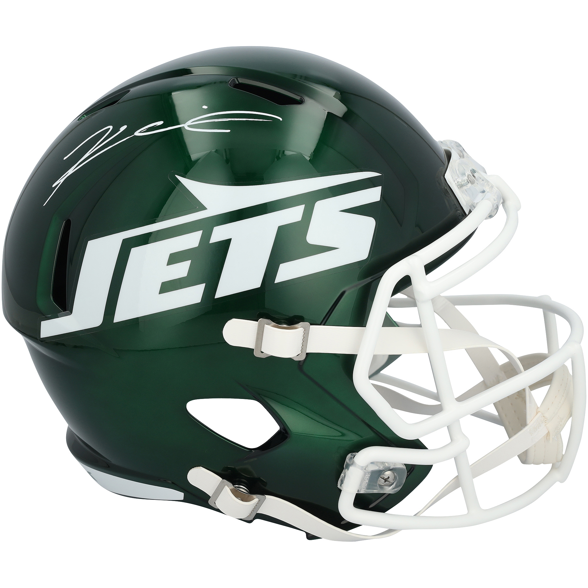 Kenyon Sadiq New York Jets Autographed Riddell Speed Replica Helmet