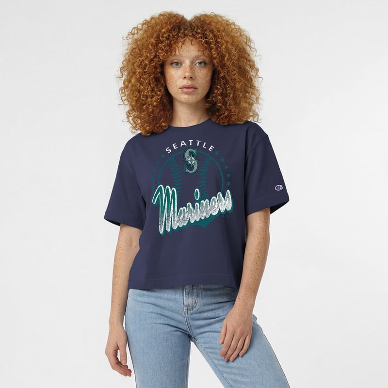 Women's Champion Navy Seattle Mariners All-Star T-Shirt