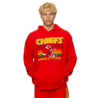 Unisex Aviator Nation Red Kansas City Chiefs Relaxed Tri-Blend Hoodie