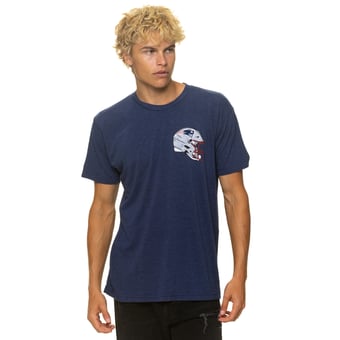 Unisex Aviator Nation Navy New England Patriots Tri-Blend T-Shirt