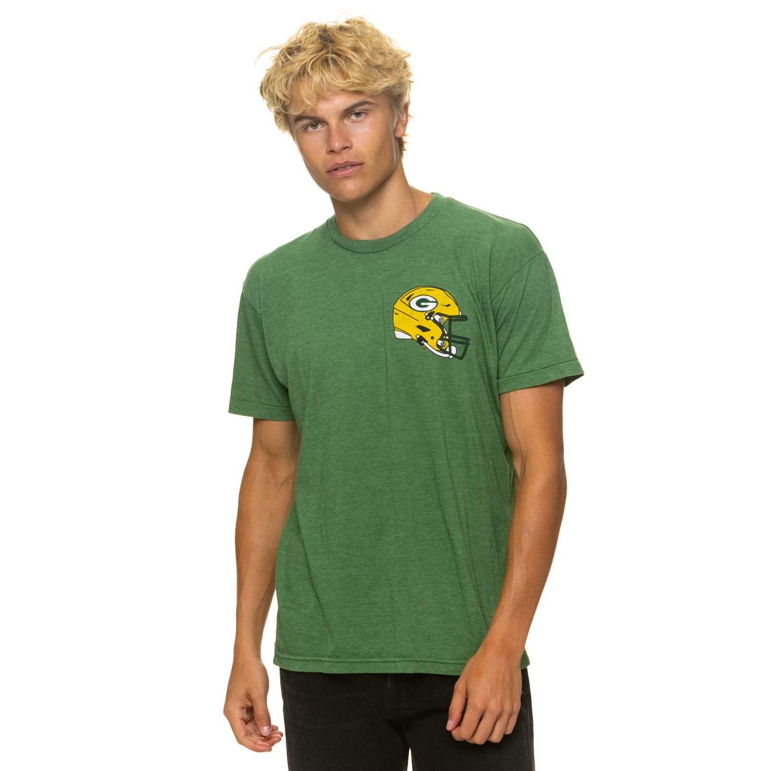 Unisex Aviator Nation Green Green Bay Packers Tri-Blend T-Shirt
