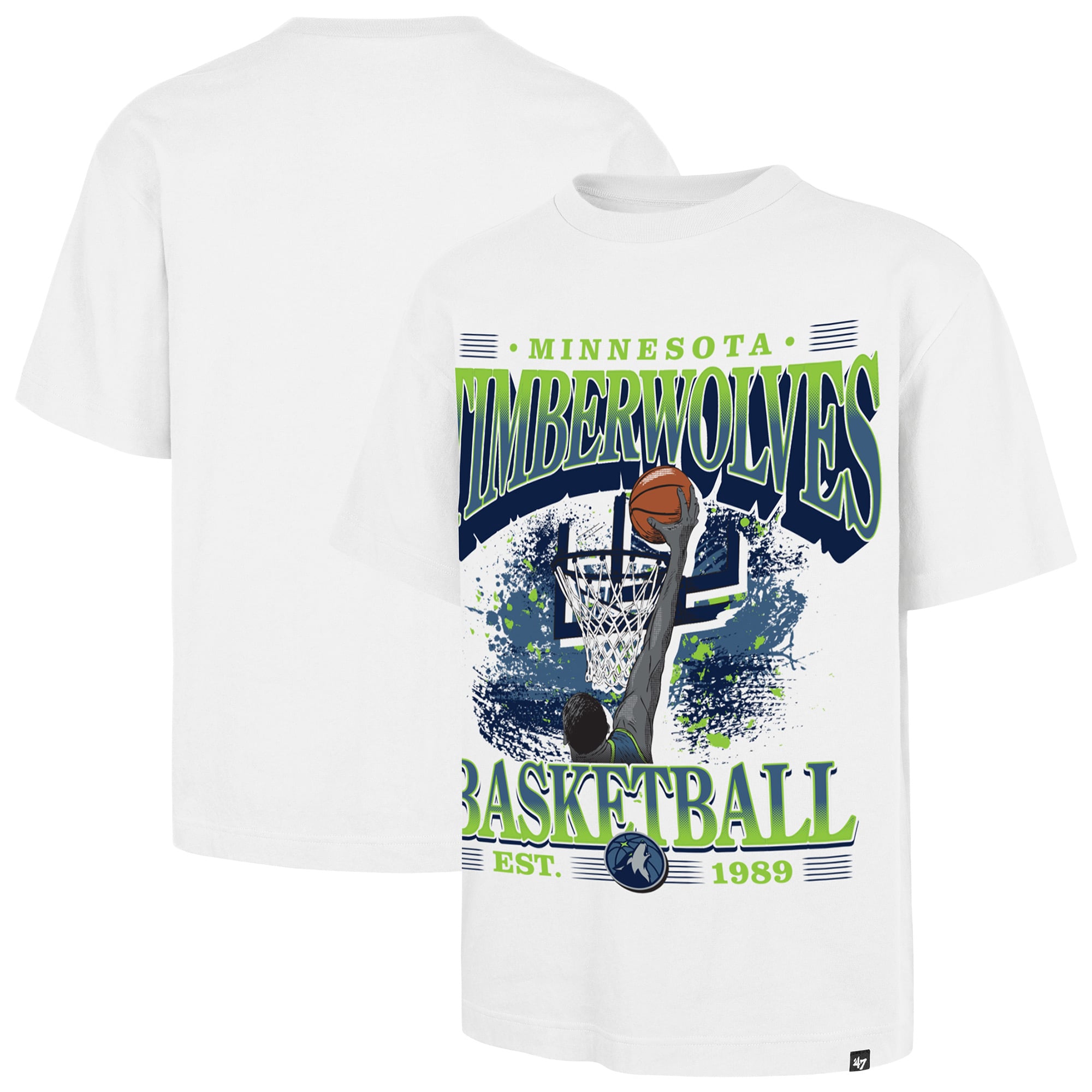 Men's '47  White Minnesota Timberwolves Regional Foundation T-Shirt