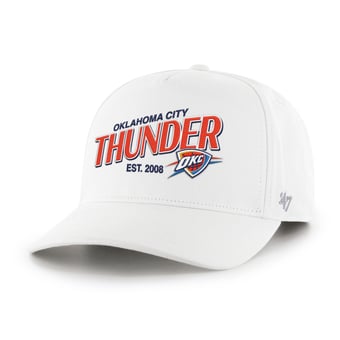 Men's '47  White Oklahoma City Thunder Fast Break Chase Hitch Adjustable Hat