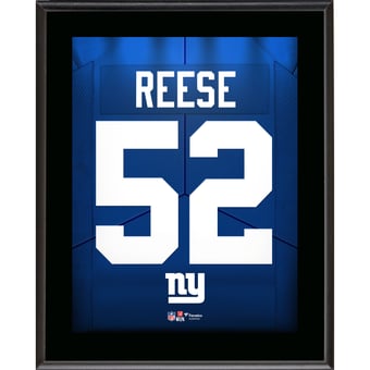 "Arvell Reese New York Giants 10.5"" x 13"" Jersey Number Sublimated Player Plaque"