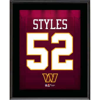 Sonny Styles Washington Commanders 10.5" x 13" Jersey Number Sublimated Player Plaque