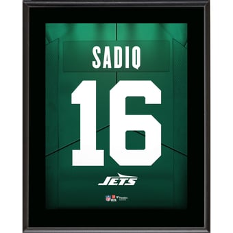 Kenyon Sadiq New York Jets 10.5" x 13" Jersey Number Sublimated Player Plaque