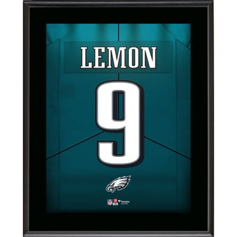 Makai Lemon Philadelphia Eagles 10.5" x 13" Jersey Number Sublimated Player Plaque
