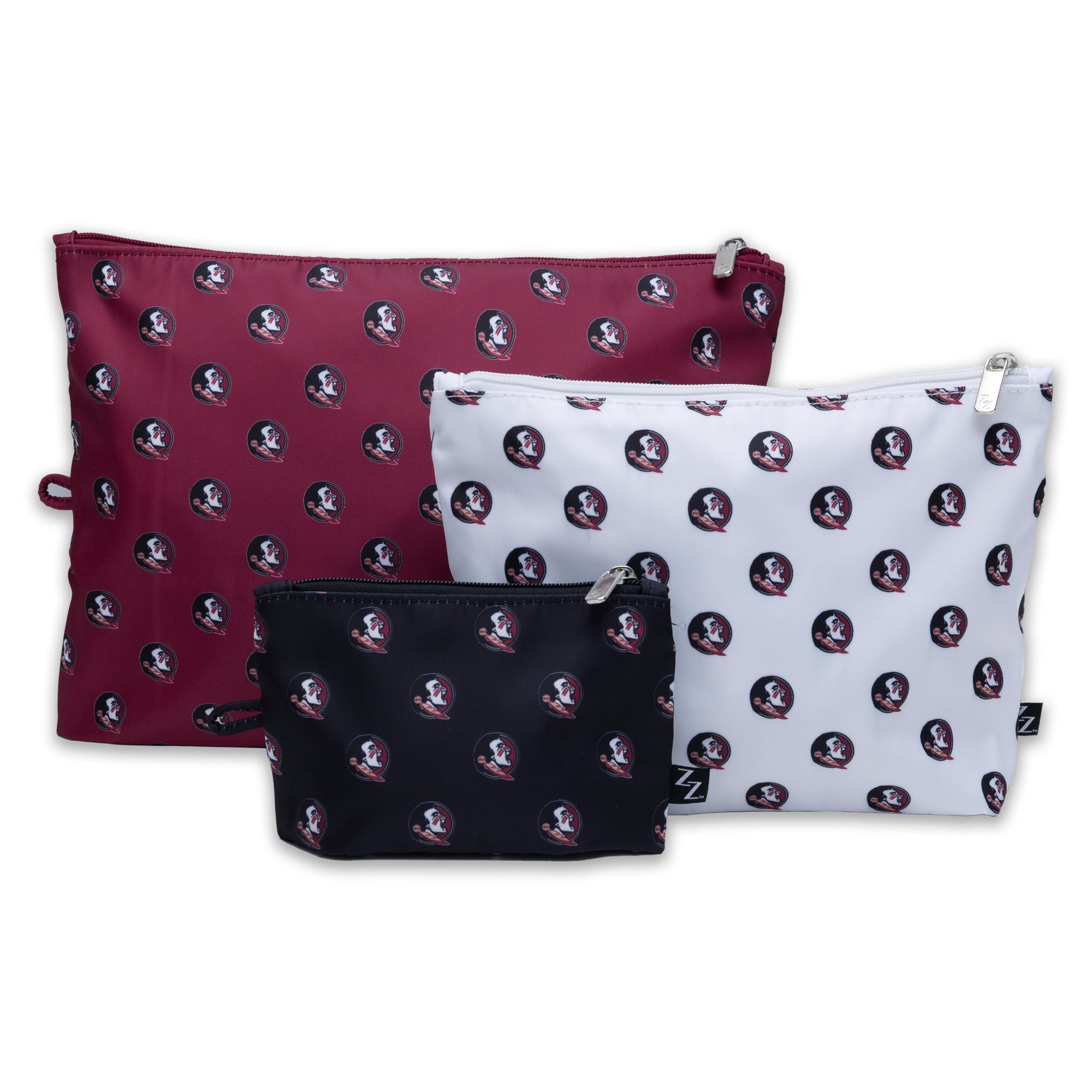 ZooZatz Florida State Seminoles 3-Pack Pouch Set