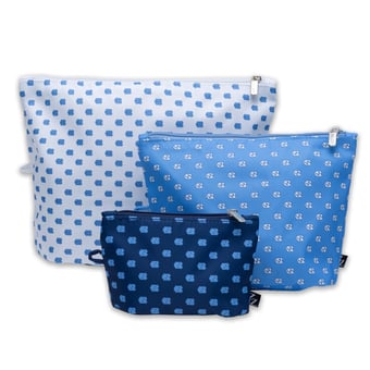 ZooZatz North Carolina Tar Heels 3-Pack Pouch Set