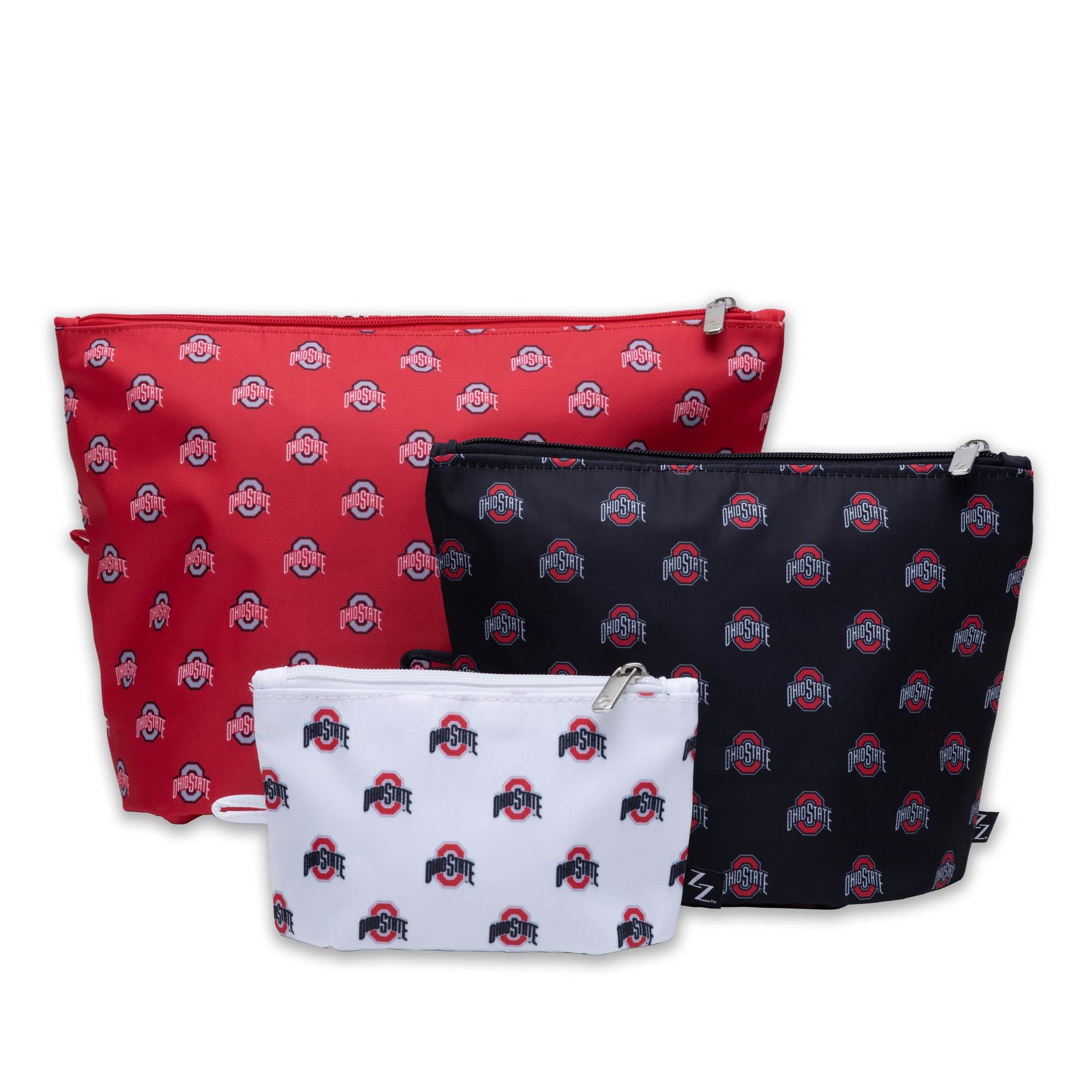 ZooZatz Ohio State Buckeyes 3-Pack Pouch Set