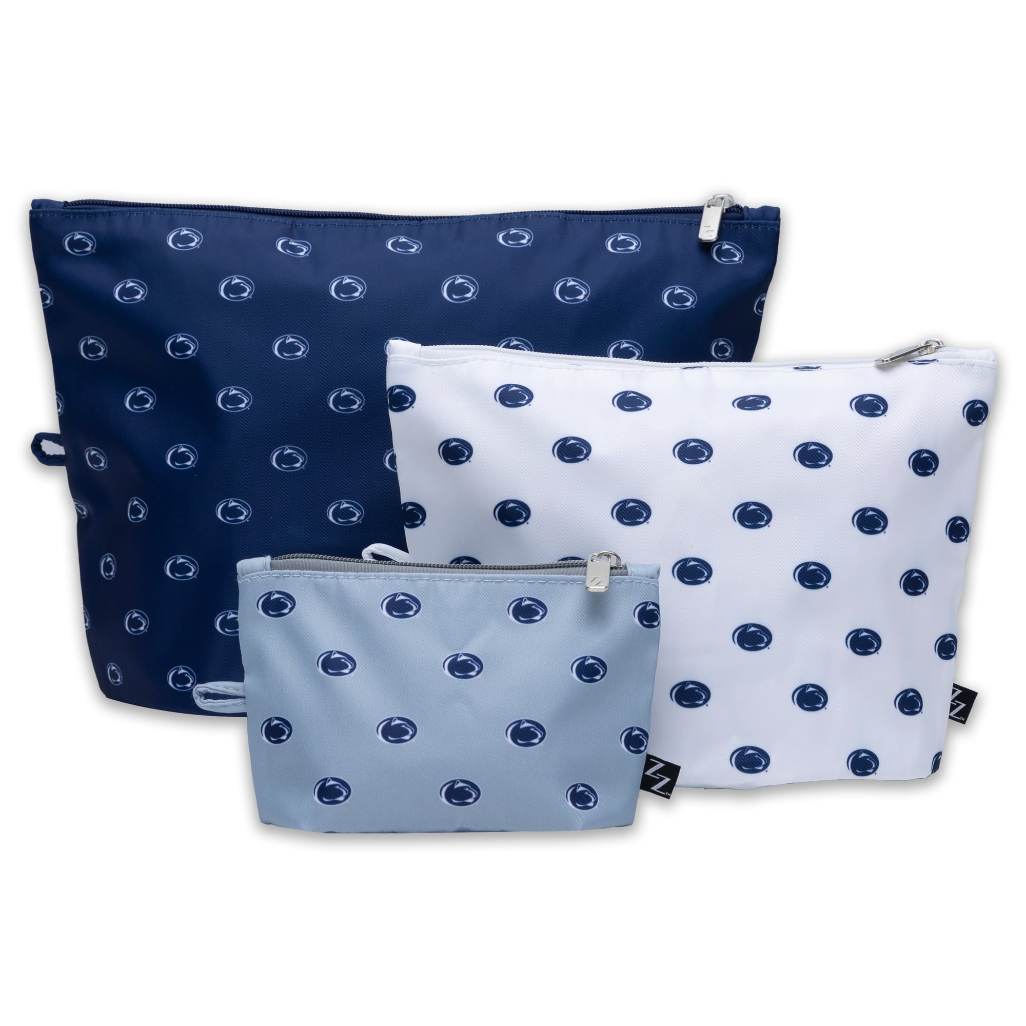 ZooZatz Penn State Nittany Lions 3-Pack Pouch Set