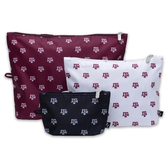 ZooZatz Texas A&M Aggies 3-Pack Pouch Set