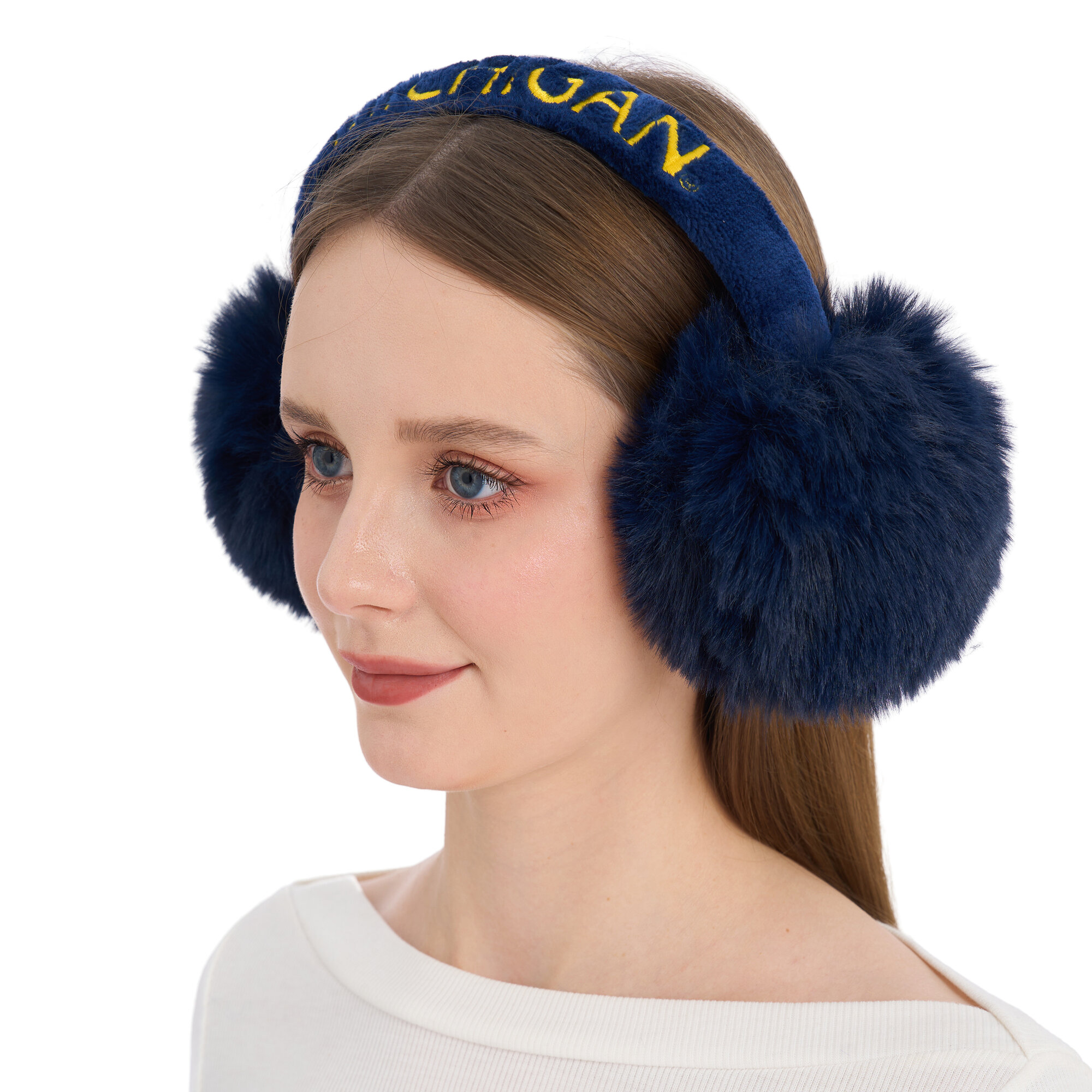 ZooZatz Michigan Wolverines Fluffy Earmuffs