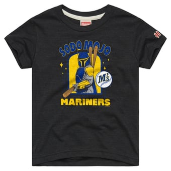 Toddler Homage  Charcoal Seattle Mariners Star Wars x MLB Dark Side T-Shirt