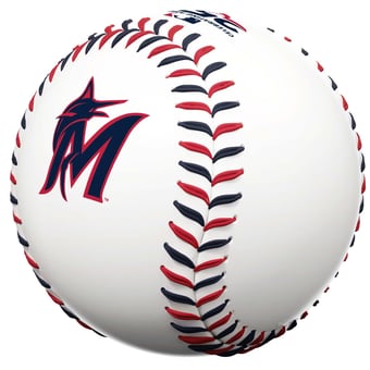 Miami Marlins Rawlings Celebrating America's 250th Dual-Stitch Baseball