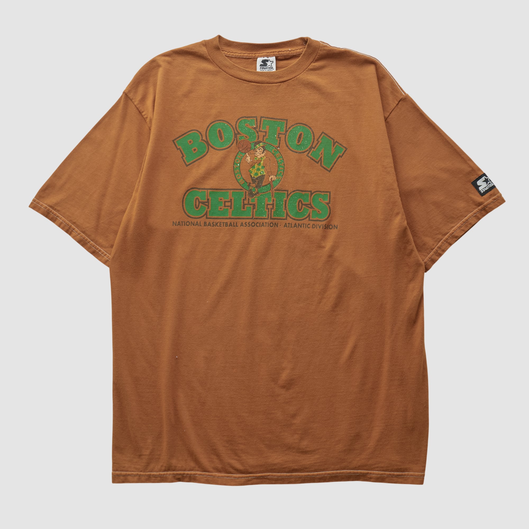 Boston Celtics Starter 90s T-shirt - Clay - L by Fanatics Real Vintage