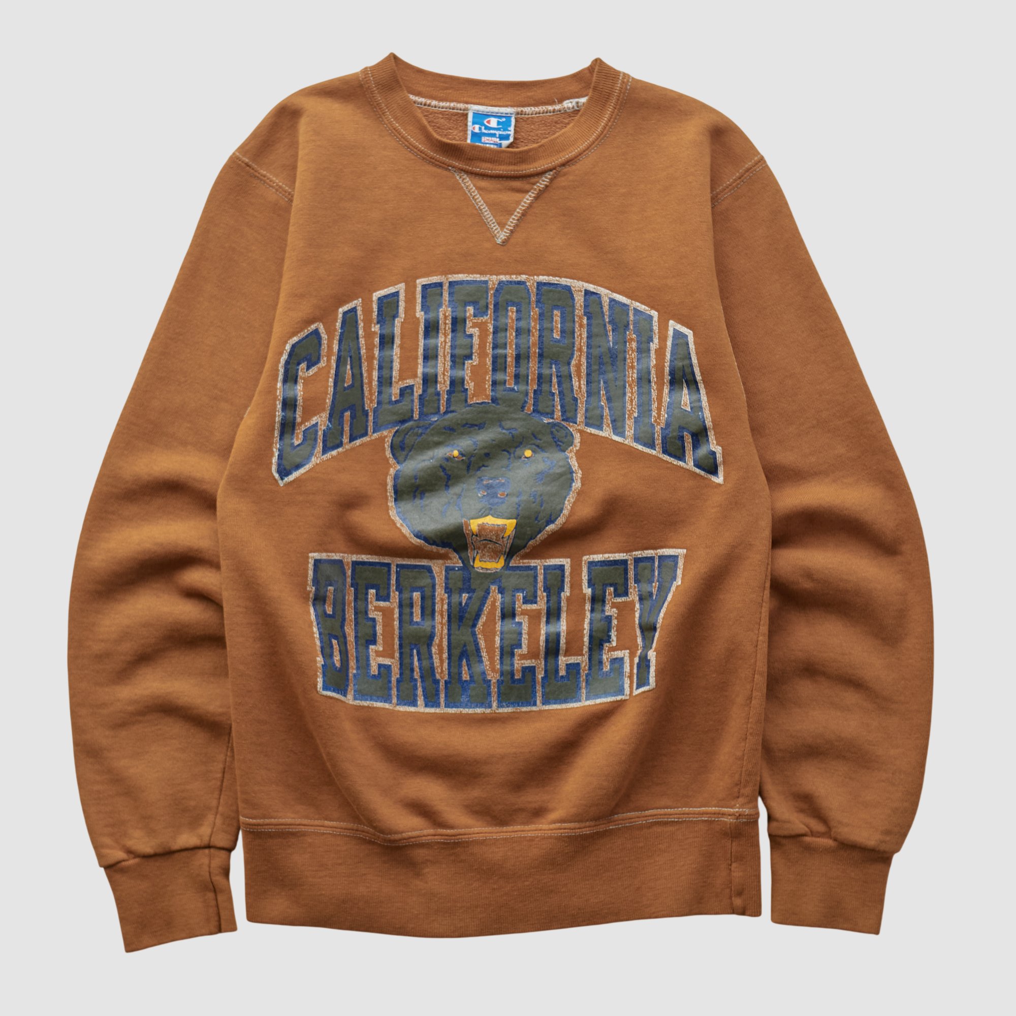 Cal Bears Champion 90s Pullover Sweatshirt - Clay - XXS by Fanatics Real Vintage