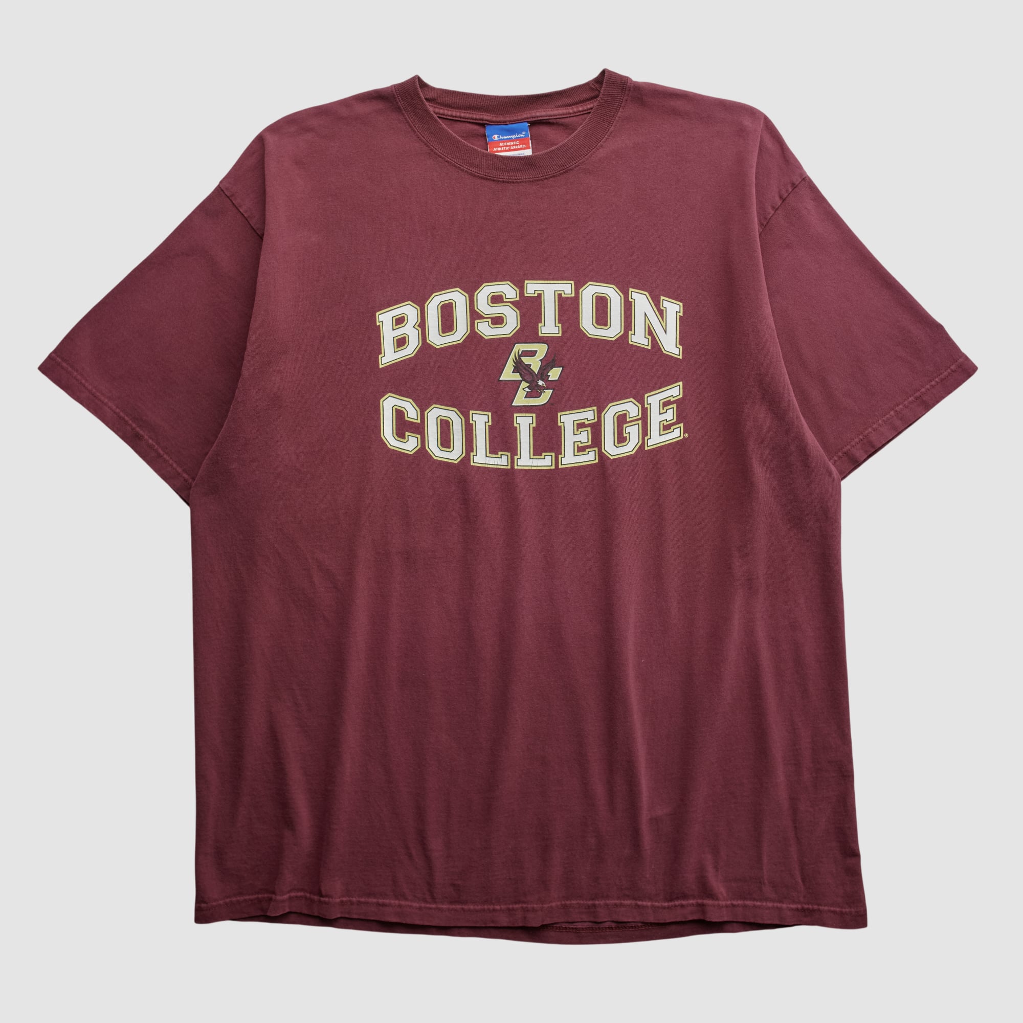 Boston College Eagles Champion 2000s T-shirt - Maroon - XL by Fanatics Real Vintage