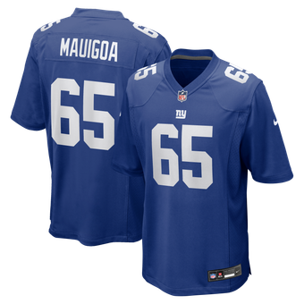 Men's Nike Royal New York Giants Francis Mauigoa Team Game Jersey
