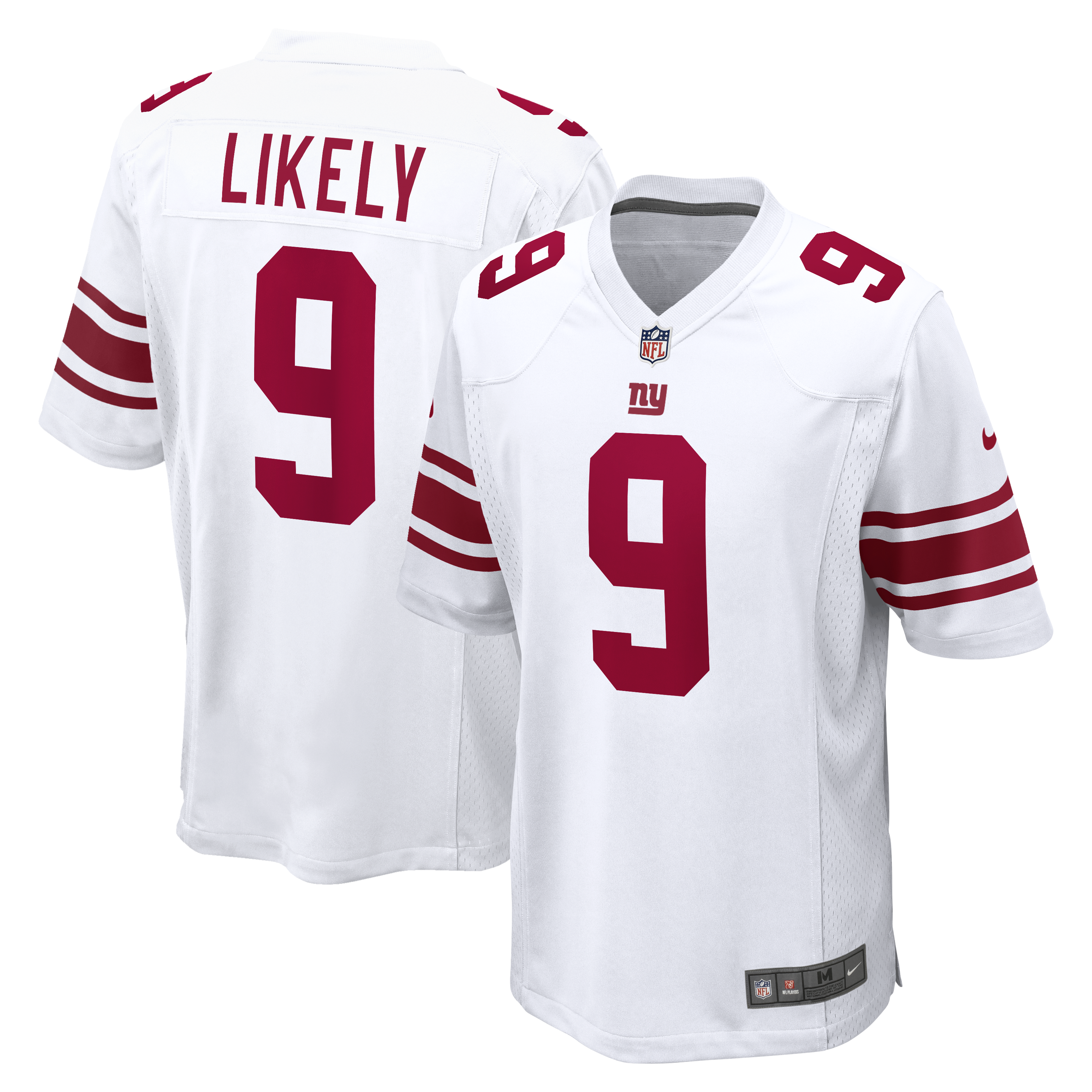 Men's Nike Isaiah Likely White New York Giants Game Jersey