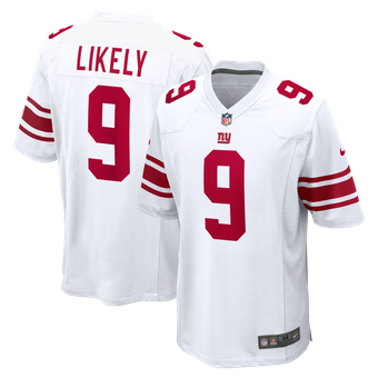 Men's Nike Isaiah Likely White New York Giants Game Jersey