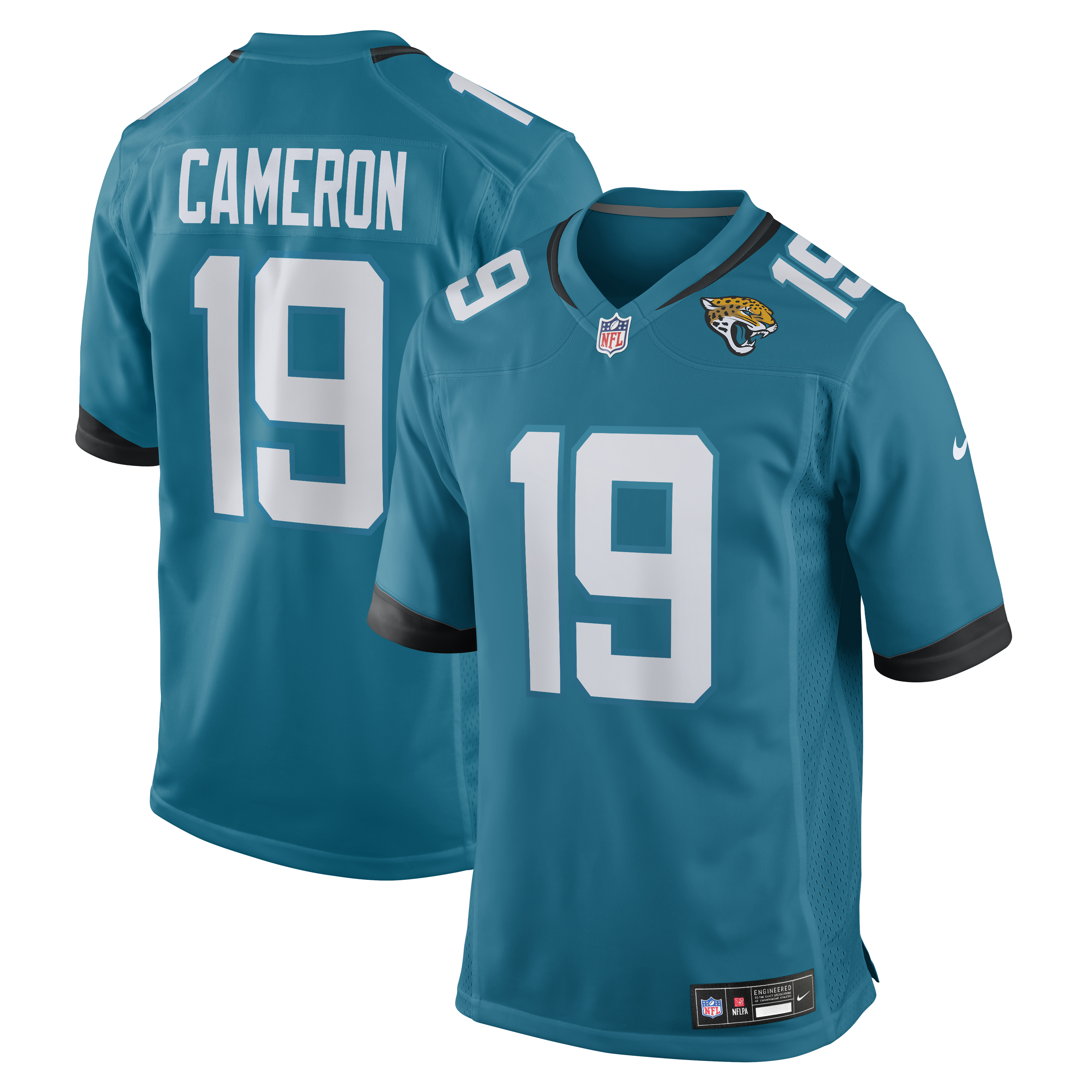 Men's Nike Josh Cameron Teal Jacksonville Jaguars Game Jersey