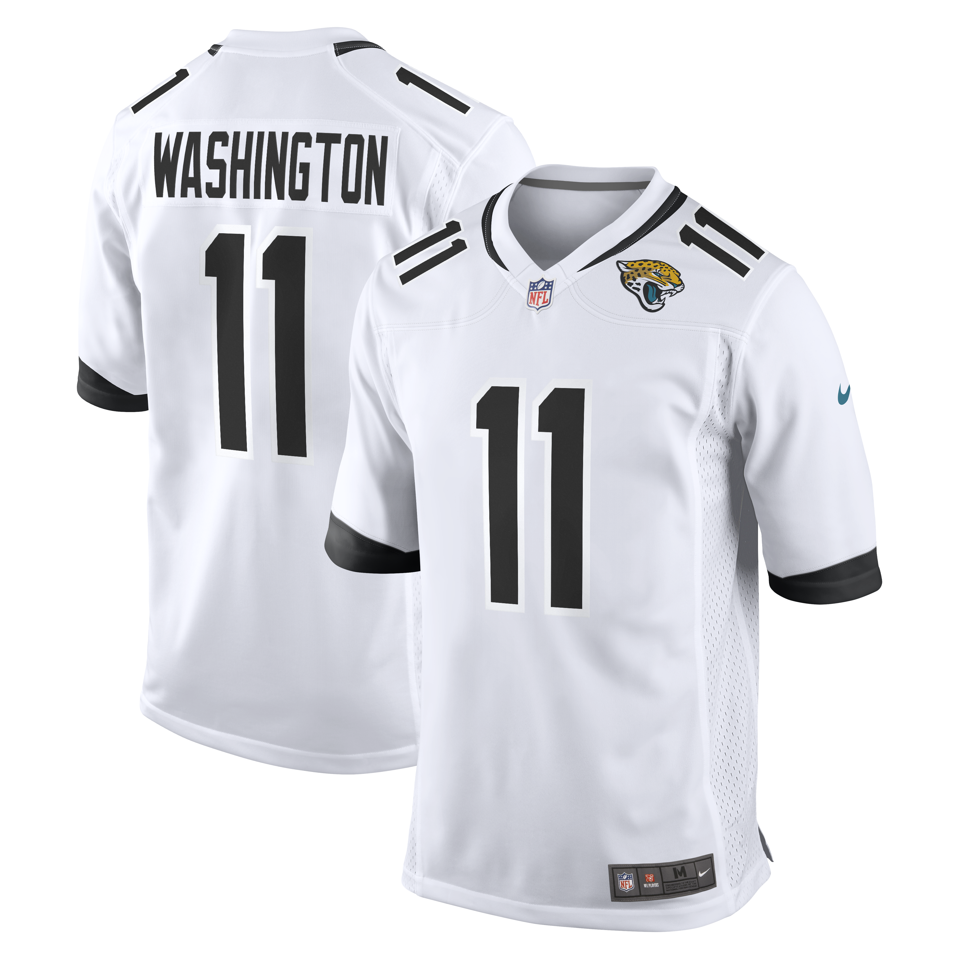 Men's Nike Parker Washington White Jacksonville Jaguars Game Jersey