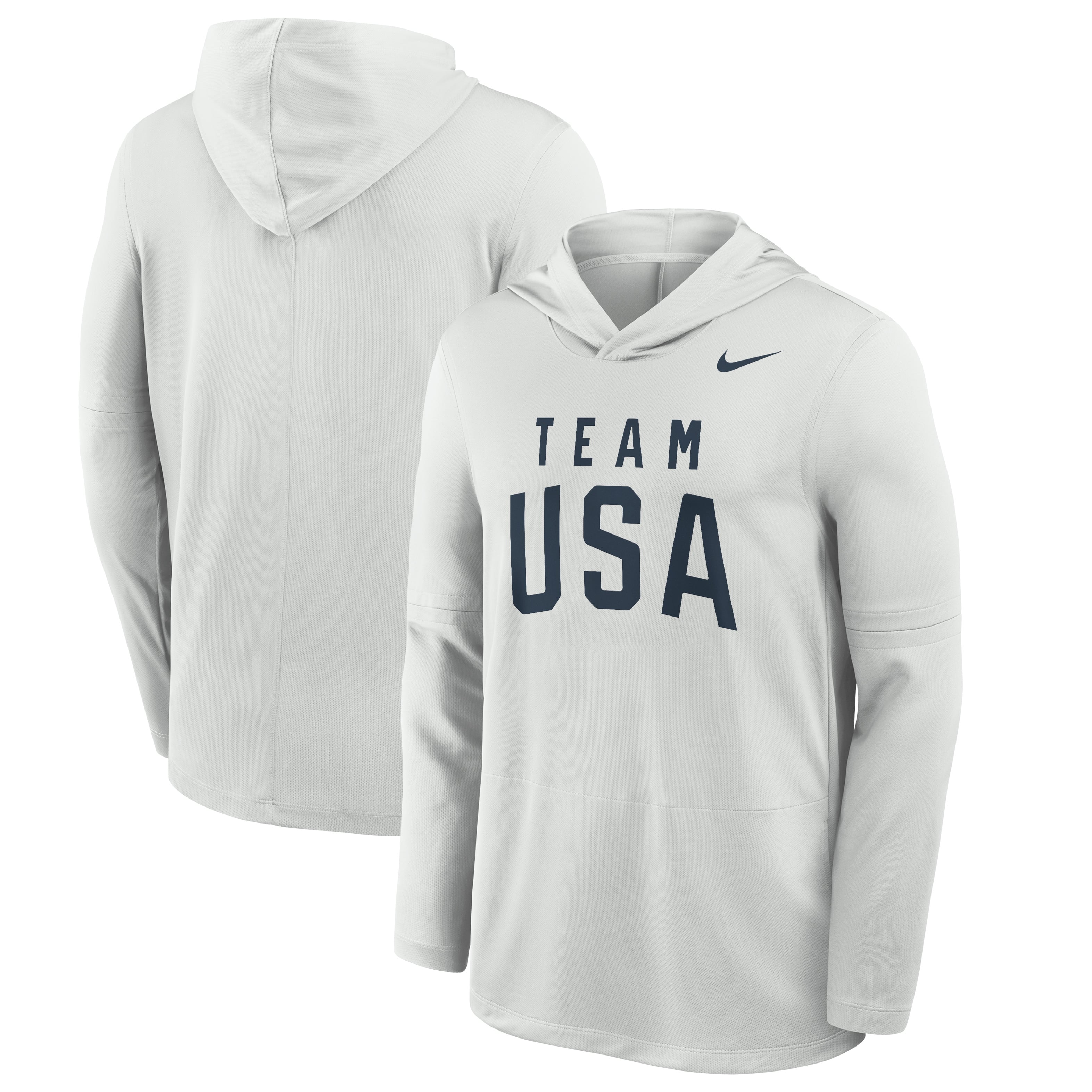 Men's Nike Gray Team USA Dri-FIT Hoodie